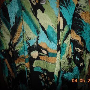 Alberto Makali, XLarge, sequins, wrap tunic